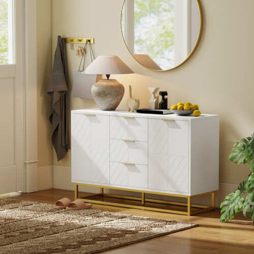 Sideboard with 3 Drawers and Adjustable Shelves 1