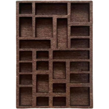 1:12 Miniatur-Schmuckregal, Miniatur-Kristallregal, Puppenhaus-Miniatur-Dekor, Miniatur-Druckerablage