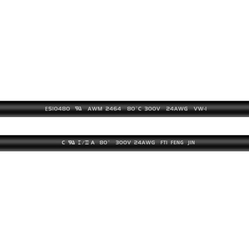 Black UL2464 20AWG 8-Core Multi-Core Wire - 1 Meter for Electronic Devices 2