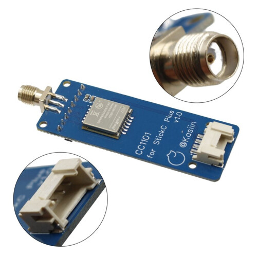 RF CC1101 Module for M5Stack StickC  Supports 433MHz Sub-GHz for Bruce Firmware with Antenna Grove Cable 1