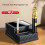 Automatic Ejection Cigarette Case - Large Capacity 40 Sticks, Portable for Car & Home red+black 2