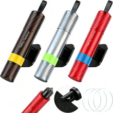 WAISHAT 3 Pack Car Safety Hammer Escape Tool, Emergency Car Glass Breaker