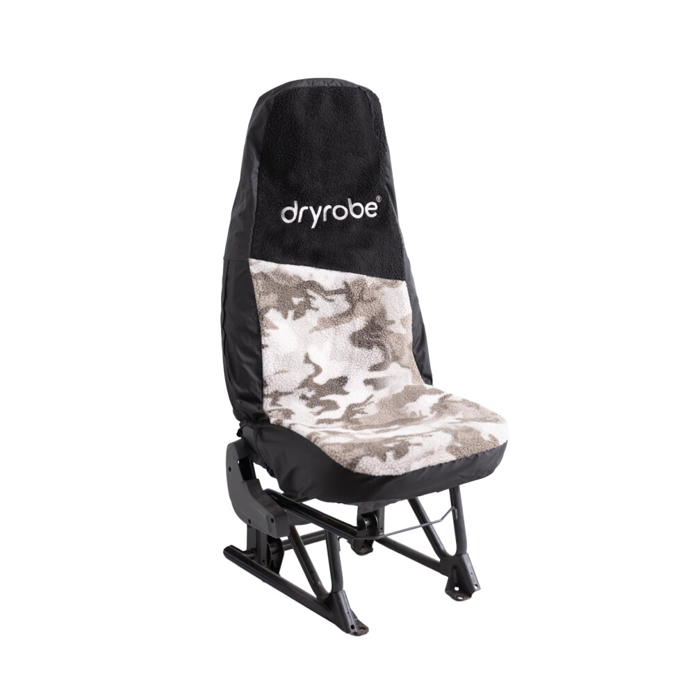 Dryrobe Car Seat Cover - Sand Camo/Black - Image 2