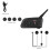 V6   Motorcycle Helmet Headset with 1500M BT Interphone Communicator for 6 Riders Waterproof 6