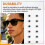 12-Pack Gehard Glazen LED-Lichtkap voor Meta  Glasses 1