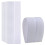 Self Adhesive Hook and Loop Tape - 50 Pairs, Strong Sticky Backing White 1