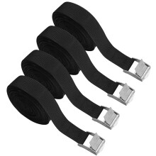 4 Pcs Tie Down Straps, 5m x 25mm Heavy Duty Cargo Retaining Belts Ratchet Straps for Trucks, Motorcycles, Trailers, Luggage