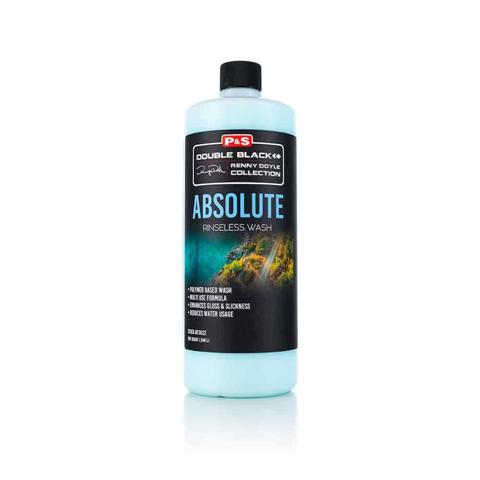 P & S PROFESSIONAL DETAIL PRODUCTS Absolute Rinseless Wash - Premium Soap Alternative; Unique Polymers Encapsulate and Emulsify Dirt; Softens Water; S-image-OPC-PXCYGTQ-NEW
