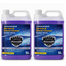 2 x 5L Concentrated Screen Wash –16C | High Performance Powerful Ultra-Concentrated Wiper Fluid, De-Icer & Windscreen Cleaner | Streak-Free, Paint