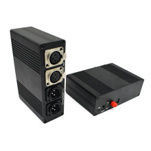 Bidirektionaler 2-XLR-Audio-Extender über FC-Glasfaserkabel, 20 , Broadcast, Symmetrisches 3-Poliges XLR-Audio auf Glasfaser, EU-STECKER