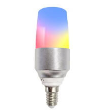 Tuya Zigbee E14 5W LED-Lamp Levensduur APP-Bediening CCT+RGB Spraakbediening Kleuraanpassing voor Slaapkamerlampen