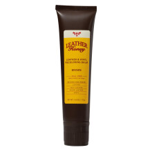 LEATHER Honey Brown Recoloring Balm: Color Restorer and Scratch/Scuff Remover for Furniture, Couches, Shoes & Boots, Auto Interiors and Accessories