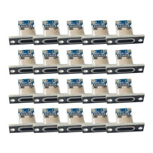 20 Szt. Gniazd USB 3.1 Typu C, 2-Pinowe Złącze Żeńskie, Port Ładowania Danych, Mała Podstawka Ładująca z Płytką Mocującą