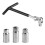 4 Pcs 3/8'' Spark Plug Wrench Set, 16/18/21 mm Spark Plug Removal Tool 1