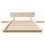 VidaXL vidaXL Bed Frame Brown 100 x 200 cm Wood 3