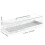 Rectangular Serving Tray with Lid Marbleized Grain Rectangular Cake Stand Acrylic Cake Holder Rectangle Pastry Display 9