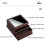 Automatic Ejection Cigarette Case - Large Capacity 40 Sticks, Portable for Car & Home red+black 4