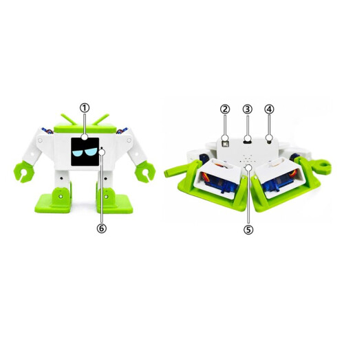 For ESP32-S3 AI Dancing Robot Development Board Chatbot AI Toy Desktop Dance Pet, Programmable  Voice Interaction 1
