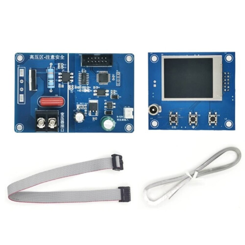 DIY Spot  Control Board with Dual Pulse & LCD Display, Adjustable Current Timer Kit for Microwave Transformer 41A