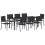 VidaXL vidaXL Garten Essgruppe 9 stk. Schwarz Poly-Rattan 5
