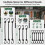 3 Sizes Small Bungee Cords with Hooks(4in/6in/9in), 12PCS Bungee Straps 2