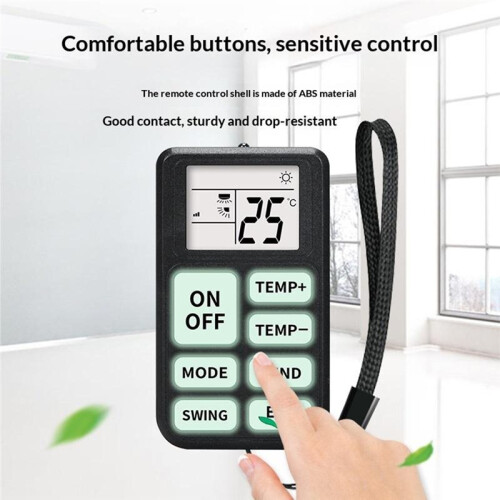 Télécommande Universelle pour Climatiseur avec Boutons Fluorescents - Panneau de Commande Facile à Utiliser B 2