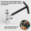 4 Pcs 3/8'' Spark Plug Wrench Set, 16/18/21 mm Spark Plug Removal Tool 4