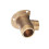 Brass Shower Faucet Adapter - Exposed Mount Base with Screws 3