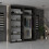 MN Furniture (Wenge 150cm) Modern Double Mirrored Sliding Wardrobes 2