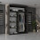 MN Furniture (Wenge 120cm ) Modern Double Mirrored Sliding Wardrobes 2