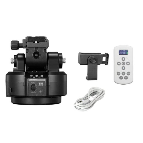 Soonpho M6 Auto Face Tracking Panoramic Tripod ,360 Rotating AI  Remote Control Pan  Stabilizer for DSLR Cameras