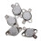 5Pcs KSD301 250V 10A Thermostat Temperature Control  with 10Pcs Micro-Roller Lever Arm Open Close Limit 2