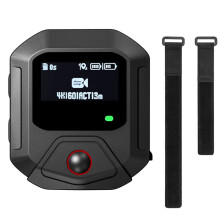 -Fernbedienung mit Integriertem GPS für X5 ACE Pro 2 Kameras mit Display, Armband und Fahrradgürtel-Zubehör