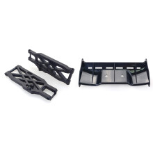 8169 Rear Lower Suspension Arm with 8216 Tail Wing for 1/8 ZD Racing 9020-V3 9021-V3 08421 08423