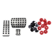 for Mondeo Engine Undertray Cover Clips Bottom Cover Shield Guard with Brake Pedal Pads Cover for