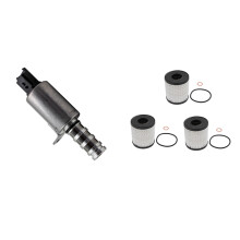 Oil Control Valve Timing Control Solenoid with 11427622446 Set of 3 Engine Oil Filtrate with O-Ring