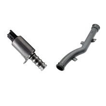 New Water Pump to Thermostat Housing Pipe with Oil Control Valve Timing Control Solenoid