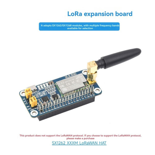 For Raspberry Pi LoRa HAT LoRa Wireless Communication Module for IoT Projects SX1268 470MHz 2