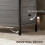 Side Table, Narrow Bedside Table, Grey 8
