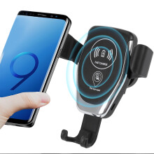 Fahren Car Wireless Charger Air Vent Gravity Phone Holder Mount Fast Charging for X/8/8 , S9/S8/S7, S6/S6 + and All