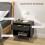 Elegant Bedside Table, with Drawer and Shelf 6