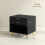 Elegant Bedside Table, with Drawer and Shelf 2