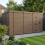 15x9 Pent Composite Shed Tanalised (Single Door, No Windows) 1