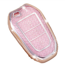 For  408 308 2008 4008 3008 508 5008 508L 301 Ladies Key Cover  Remote Car Key Case Fob Bag Accessories