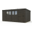 15x9 Pent Composite Shed Tanalised (Single Door, With Windows) 2