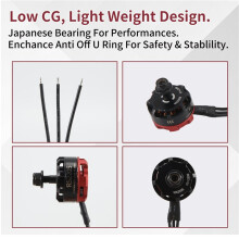 RC RS2205 2205 2300KV Brushless Motor for 2-6S 20A/30A/40A ESC FPV RC QAV250 X210 Racing Drone Multicopter(CW)