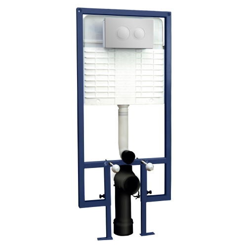 Balterley Dual Flush Concealed Cistern With Frame 1