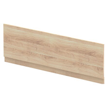 1800mm Straight Bath Front Panel and Plinth - Bleached Oak