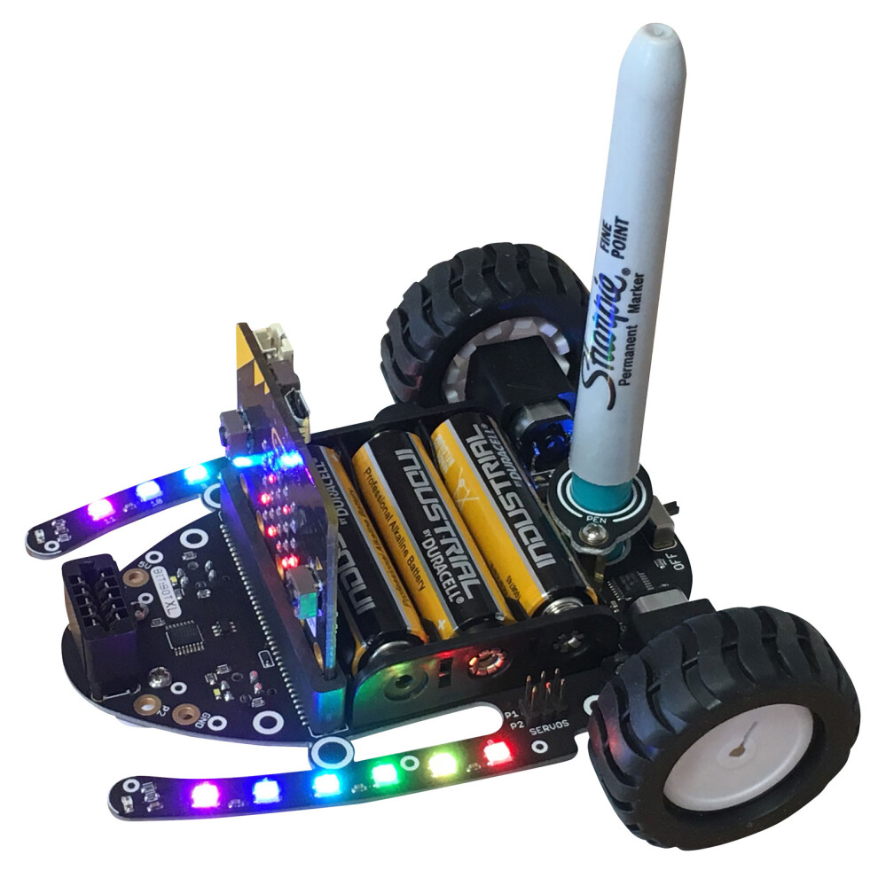 Photos - Educational Toy 4tronix Bit:Bot XL Robot for BBC micro:bit with Addressable LEDs BBOTXL