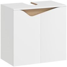 Badkamerkastje met softclose deuren, wit
